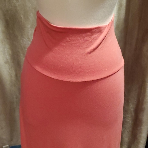 Lily Star Pink Long Maxi Skirt Small Good Cond - Picture 2 of 7